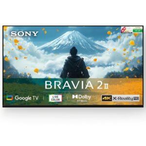 Sony 260 cm (55 inches) BRAVIA 2 4K Ultra HD Smart LED Google TV K-55S25B (Black)